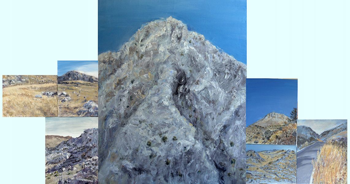 Places Landscapes. 2012 Oil on canvas 110 X 240