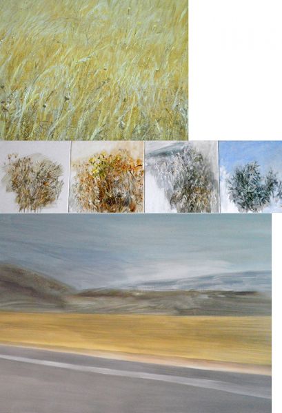 Places Landscapes. 2012 Oil on canvas 220 X 160
